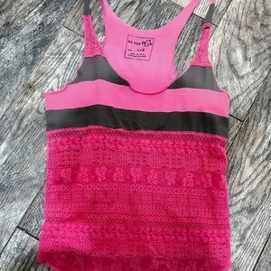 FREE PEOPLE Pink/Gray Multifaceted Cond...  vguc++/euc worn 2/3x!!